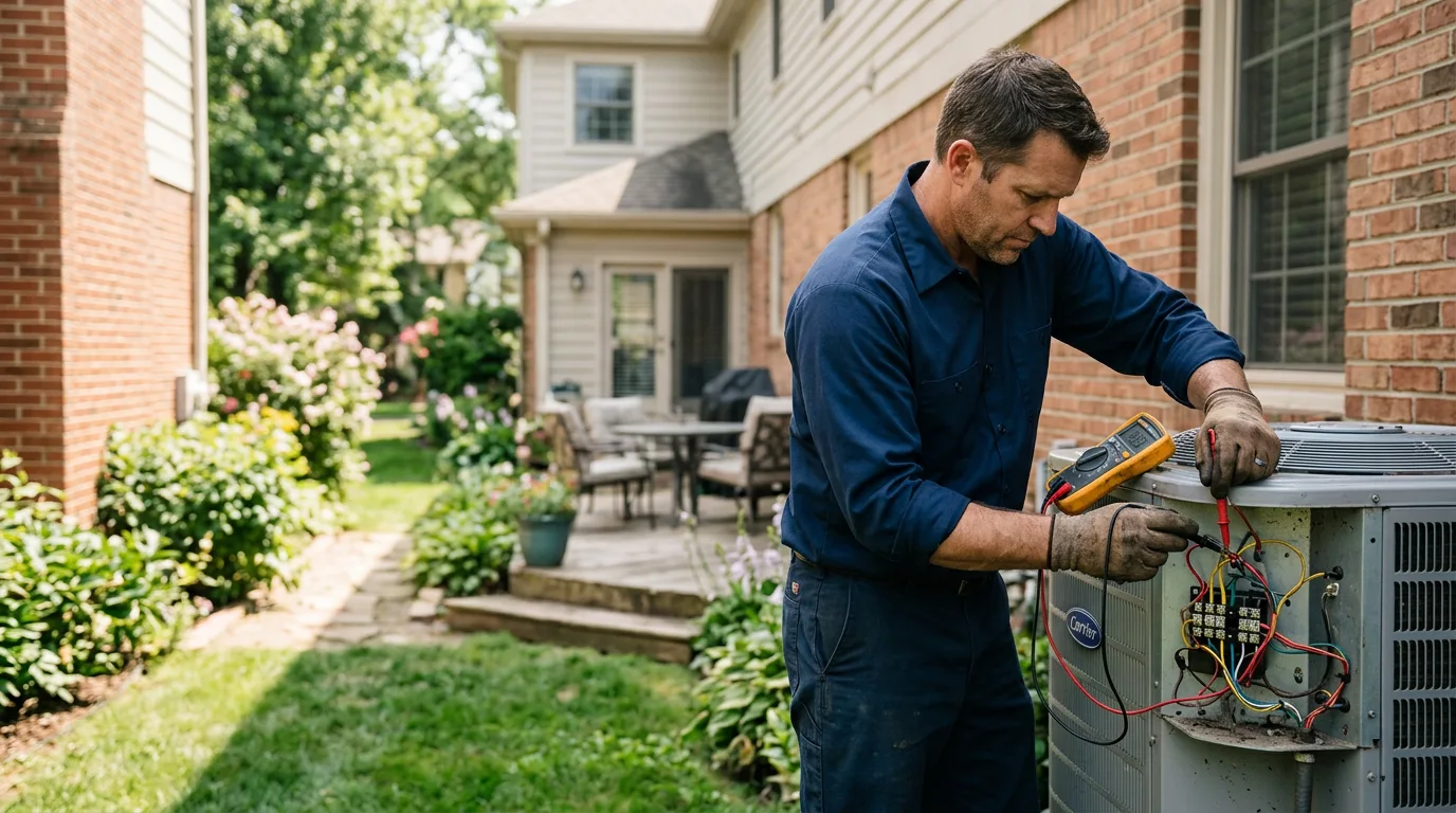 HVAC technician working near Delight, AR